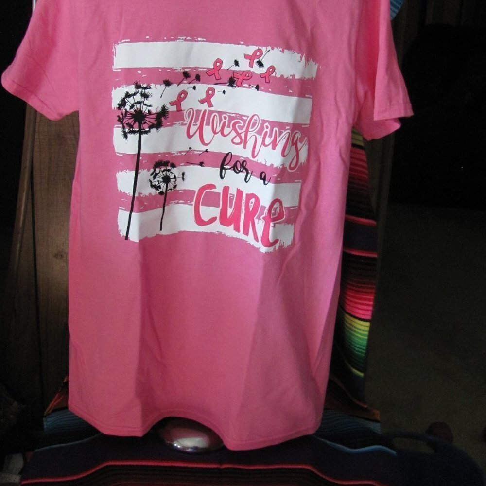Breast Cancer Awareness Tshirt Gildan Soft-Style Azalea TShirt. - Picture 3 of 7